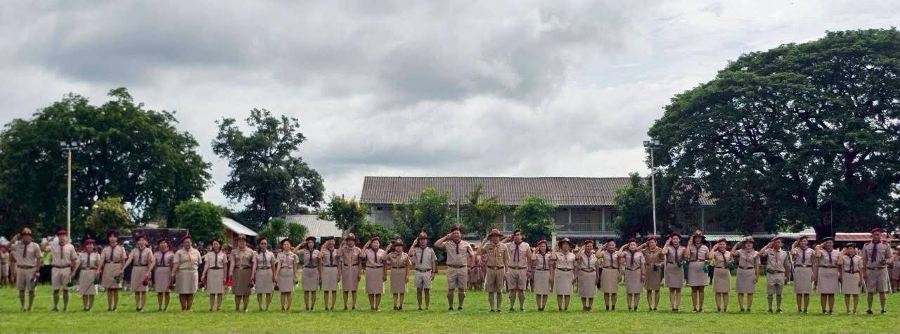 พิธีทบทวนคำปฏิญาณและสวนสนาม